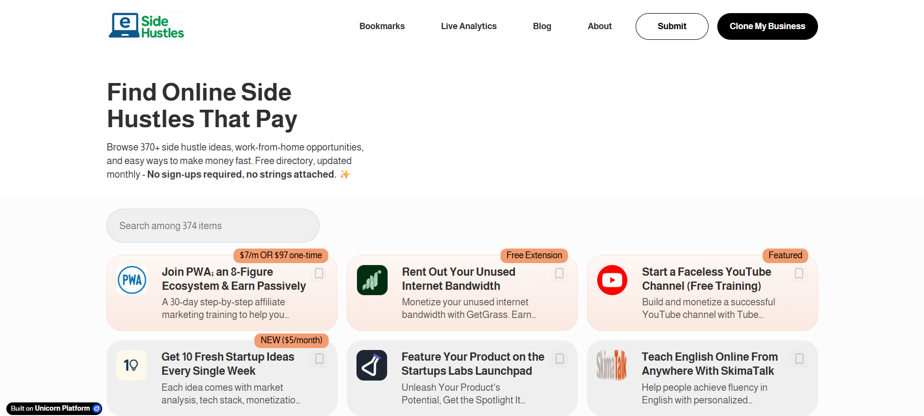 eSideHustles - Image 1